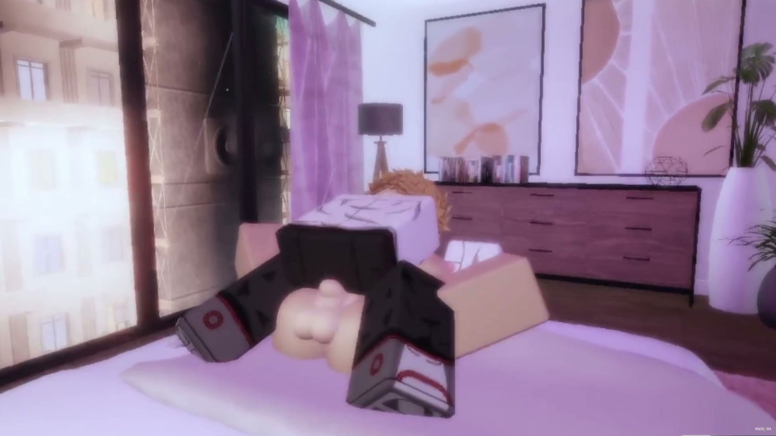 ماكيما تقدم هدية لـ دينجي - Roblox - هنتاي بورن - فيديو هنتاي