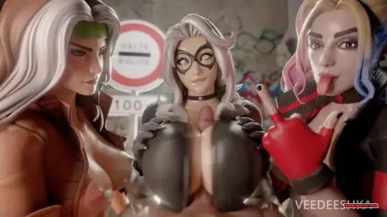 Bộ sưu tập hoạt hình "Cuồng nhiệt với bộ ngực khủng và Titjob" (Veedeeshka)