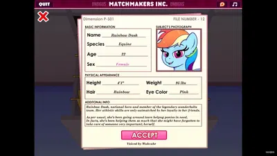 Matchmakers Inc Ch.12 - Rainbow Dash - hentai porn - Hentai Video