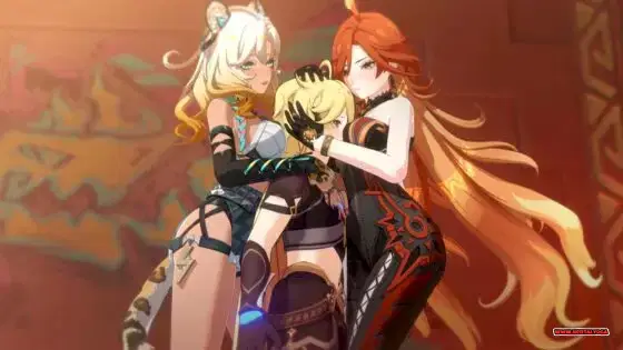 Mavuika & Xilonen Female Domination Threesome with Aether (Pastapaprika) - hentai porn - Hentai Video