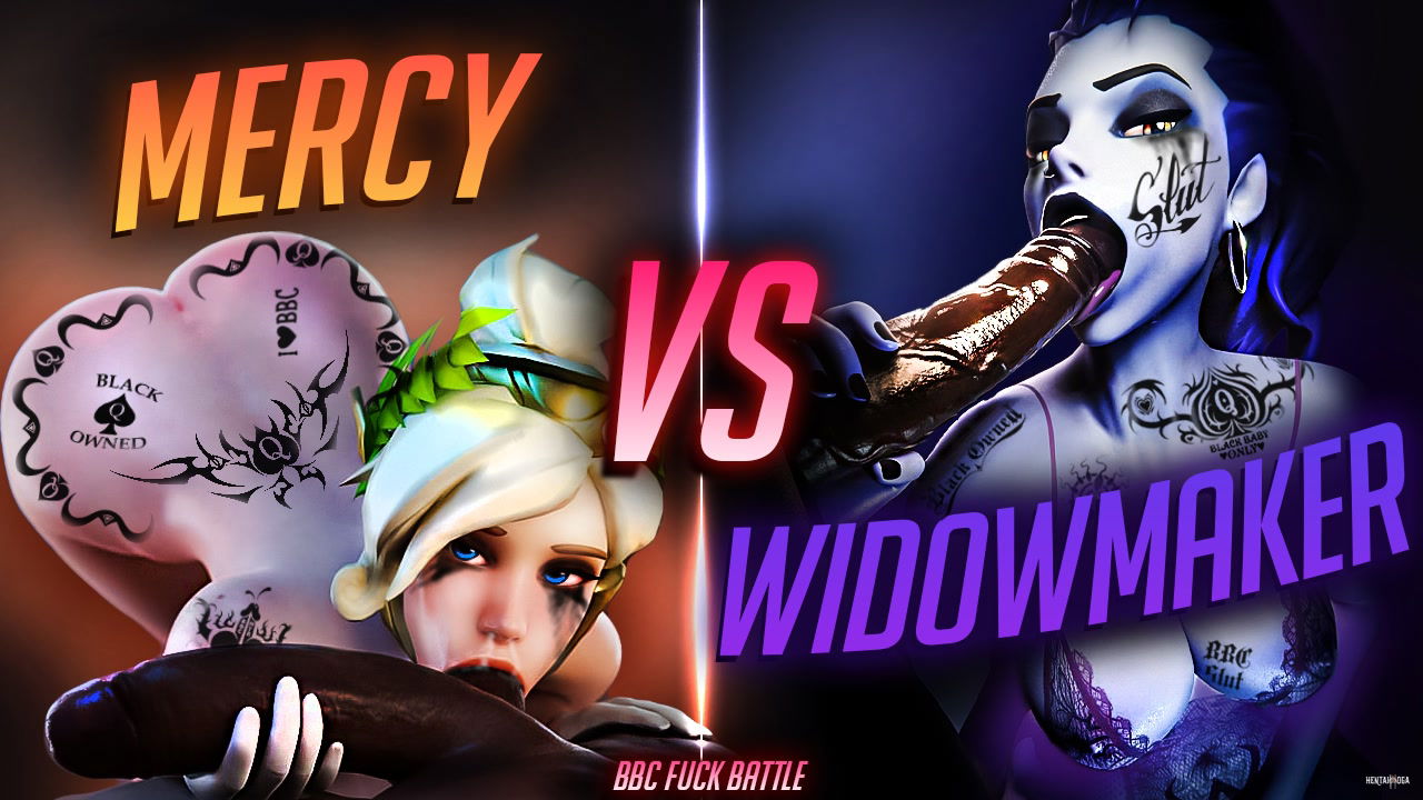 Mercy VS Widowmaker | BBC Fuck Battle - hentai porn - Hentai Video