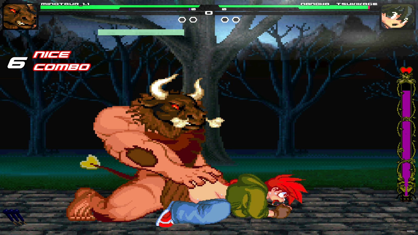 Minotaur FUCK Nanoha Tsukikage! - hentai porn - Hentai Video