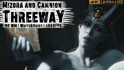 Mizora and Cambion Threeway (NO WM)(White&Hairy)(4K60FPS) - hentai porn - Hentai Video