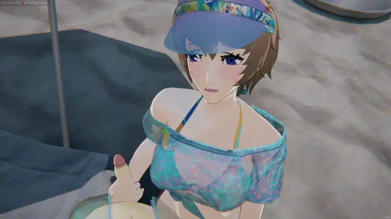 Motoha on the beact part 2 - Persona 5 phantom x - hentai porn - Hentai Video