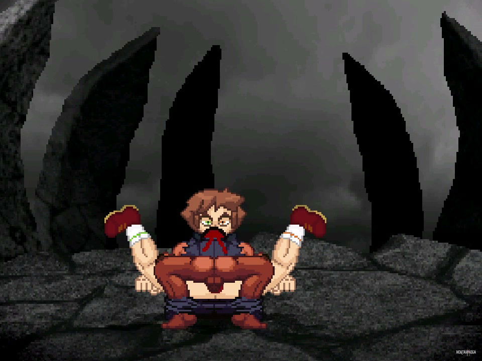 MUGEN Evil Ryu đánh bại Doomentio - hentai porno - Video Hentai