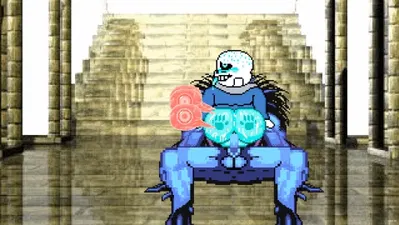 MUGEN Request#239: Sans X BlackHeart - hentai porn - Hentai Video