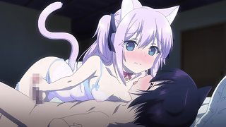 My Ideal Life in Another World 2 - Hentai catgirl gets a cumshot in her tight pussy - hentai porn - Hentai Video