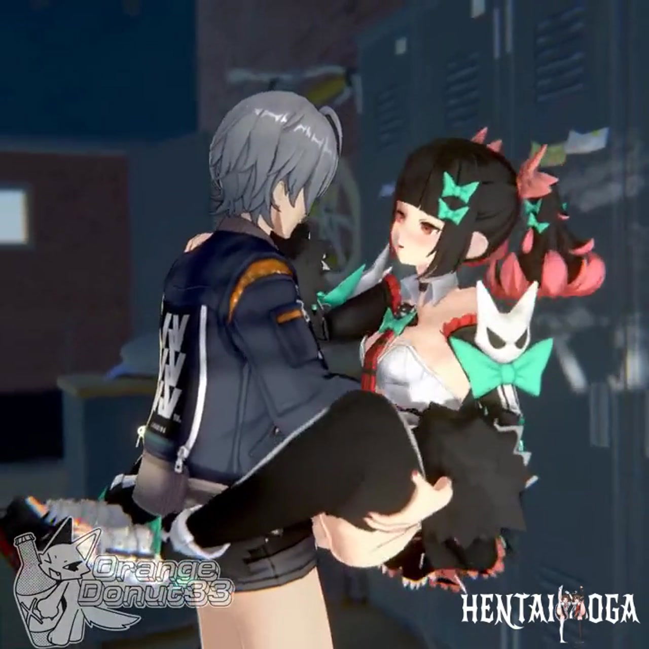 Nangong Yu y Wise en el vestuario - hentai porno - Video Hentai