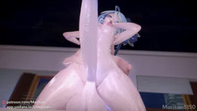 Navia Breeding Furina ❤ (Size Difference) - hentai porn - Hentai Video