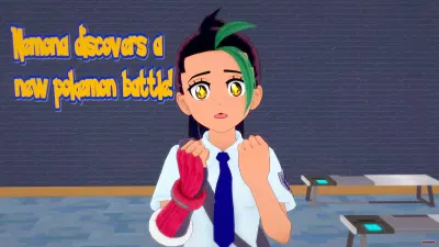 Nemona phát hiện ra một trận đấu Pokémon mới - hentai porno - Video Hentai