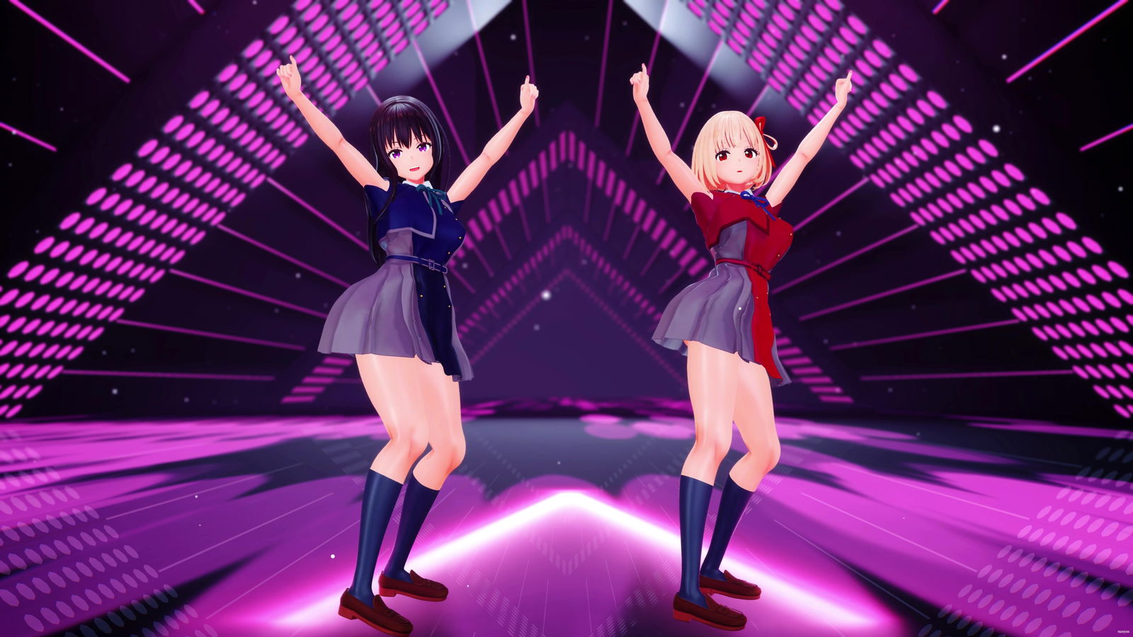 Nishikigi Chisato X Inoue Takina MMD - hentai porn - Hentai Video