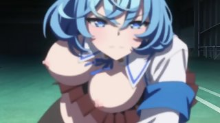 Nukitashi 10 - Topless anime babe battles dual dildos and her ass gets vibrated - hentai porn - Hentai Video