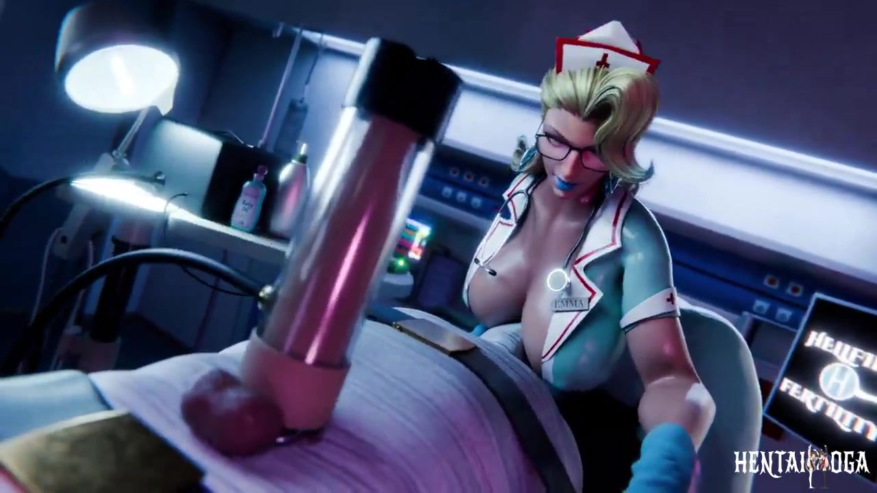 Y t&aacute; Emma đang vắt sữa cho bệnh nh&acirc;n của m&igrave;nh. - hentai porno - Video Hentai