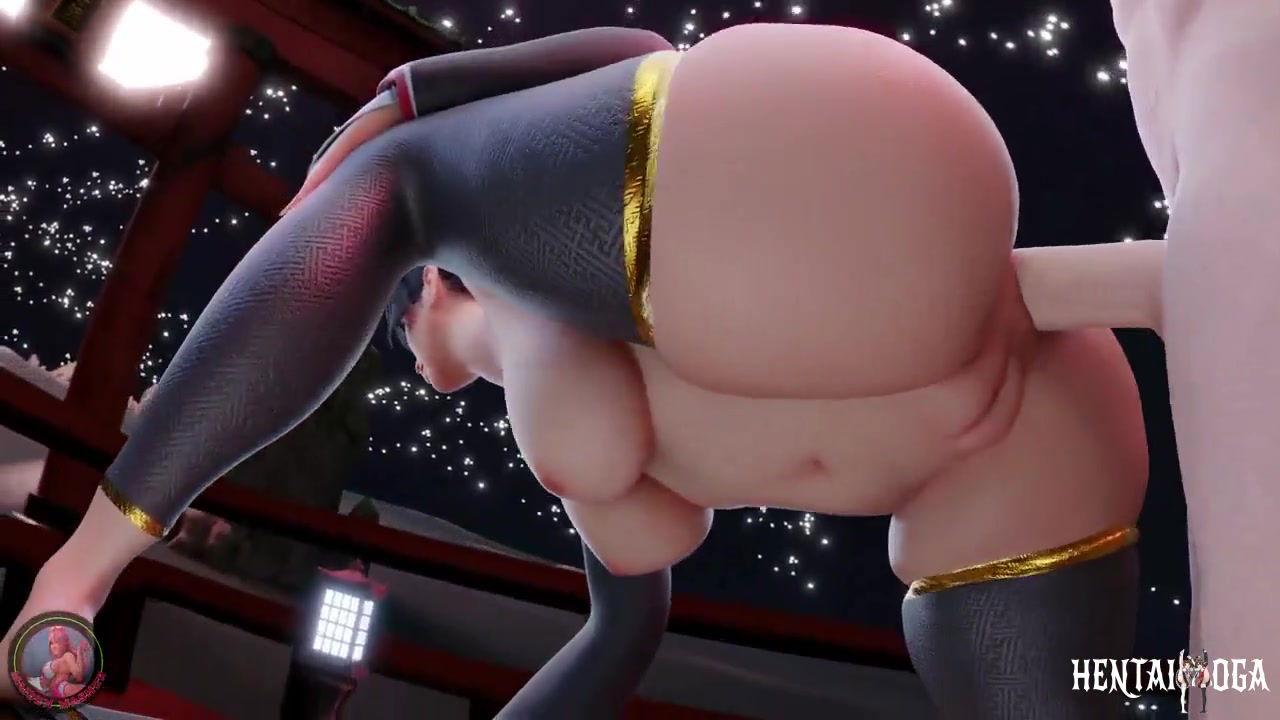 Nyotengu se inclina para una penetración anal (Versión extendida)