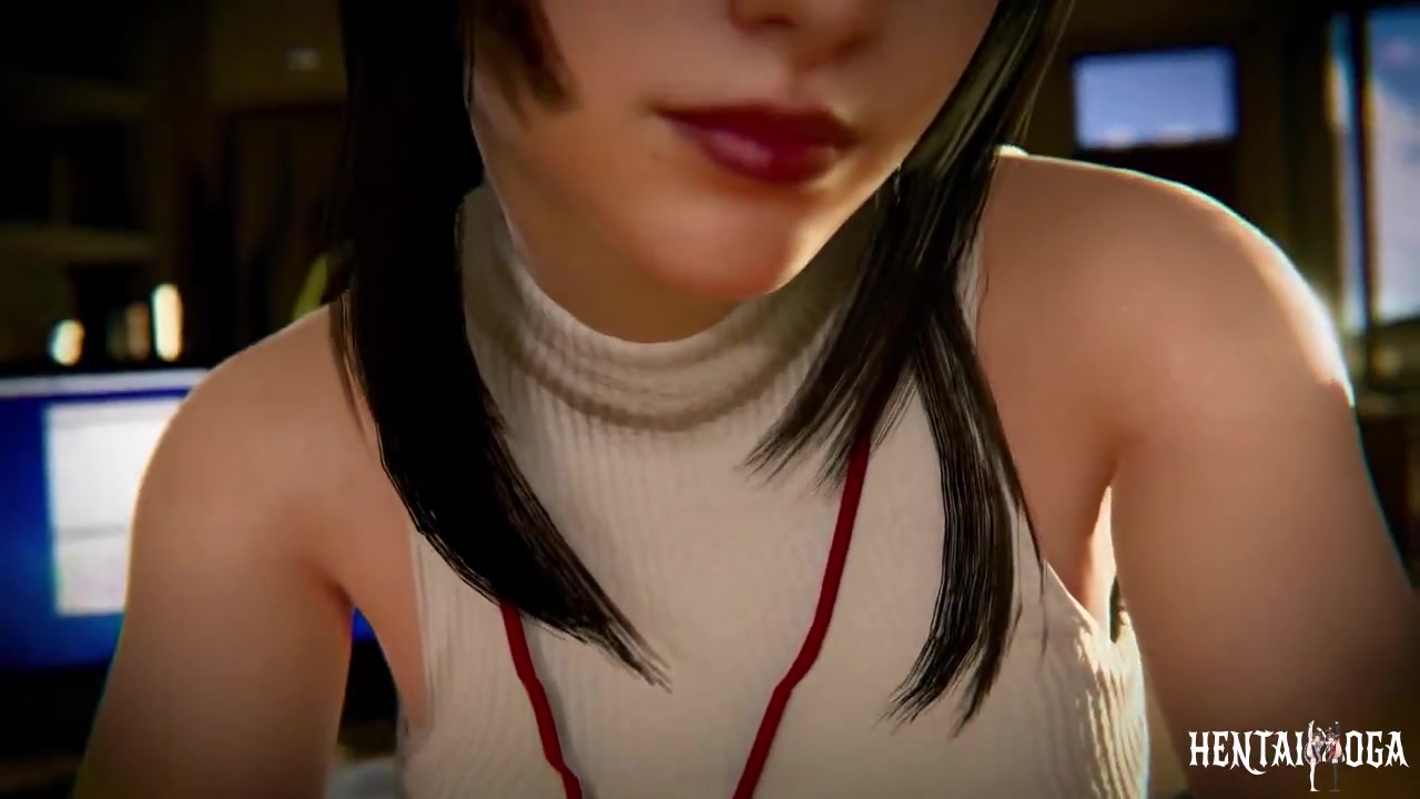 Gentiana, la oficinista, haciendo una paja con la rodilla - hentai porno - Video Hentai