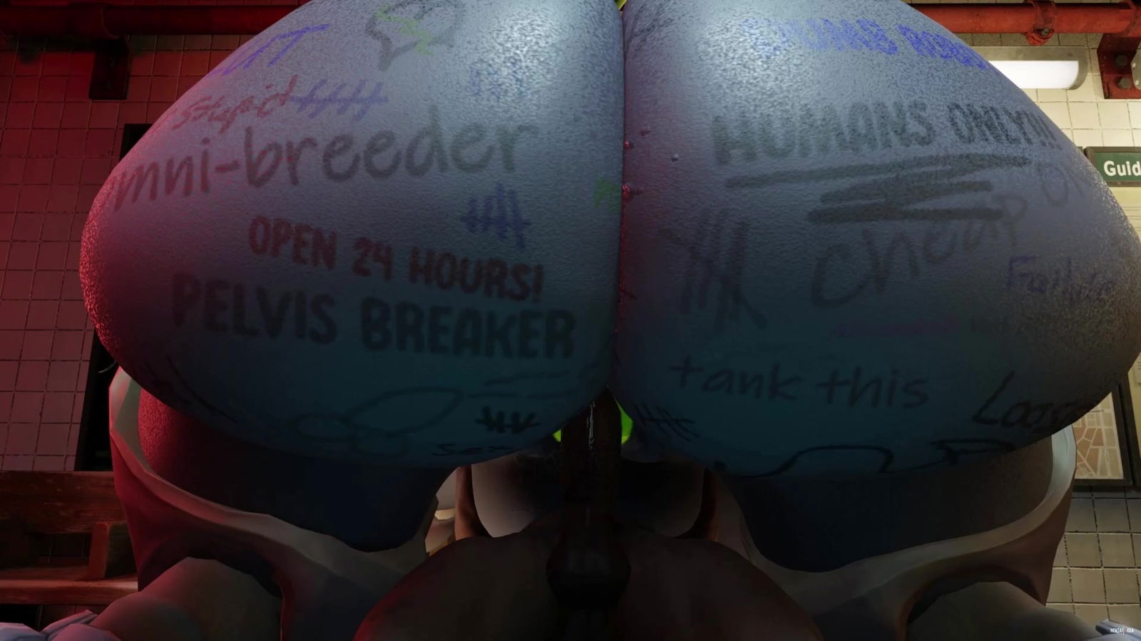 La nueva vida de Orisa - hentai porno - Video Hentai