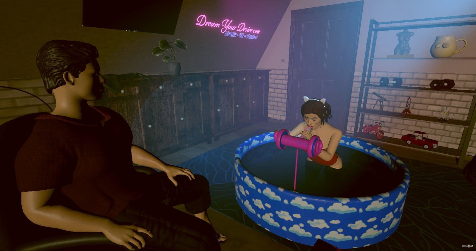 Our First VR Meeting - hentai porn - Hentai Video