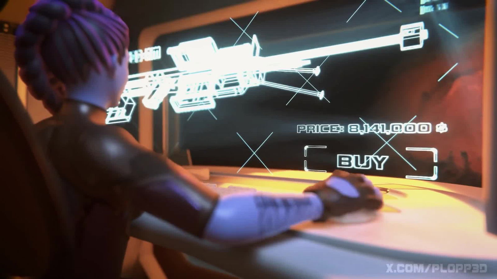overwatch futa widowmaker finds a way to kill time with juno while shes disconnected from the world