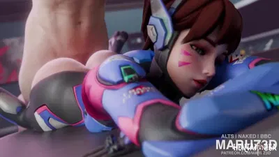OW 2: D.va leva uma surra - porn hentai - Vídeo Hentai