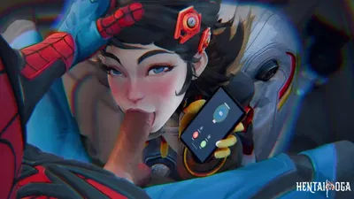 Peni Parker đang thổi kèn cho Peter - hentai porno - Video Hentai