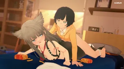 Видео «Perlica x Mob» (Endfield) NTR - porn hentai - Vídeo Hentai