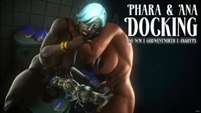 Pharah & Ana - Docking (NO WM)(GodWentNorth)(4K60FPS) - hentai porn - Hentai Video