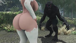 Picking Herbs (preview) Werewolf fucks dumb elf with huge tits - hentai porn - Hentai Video