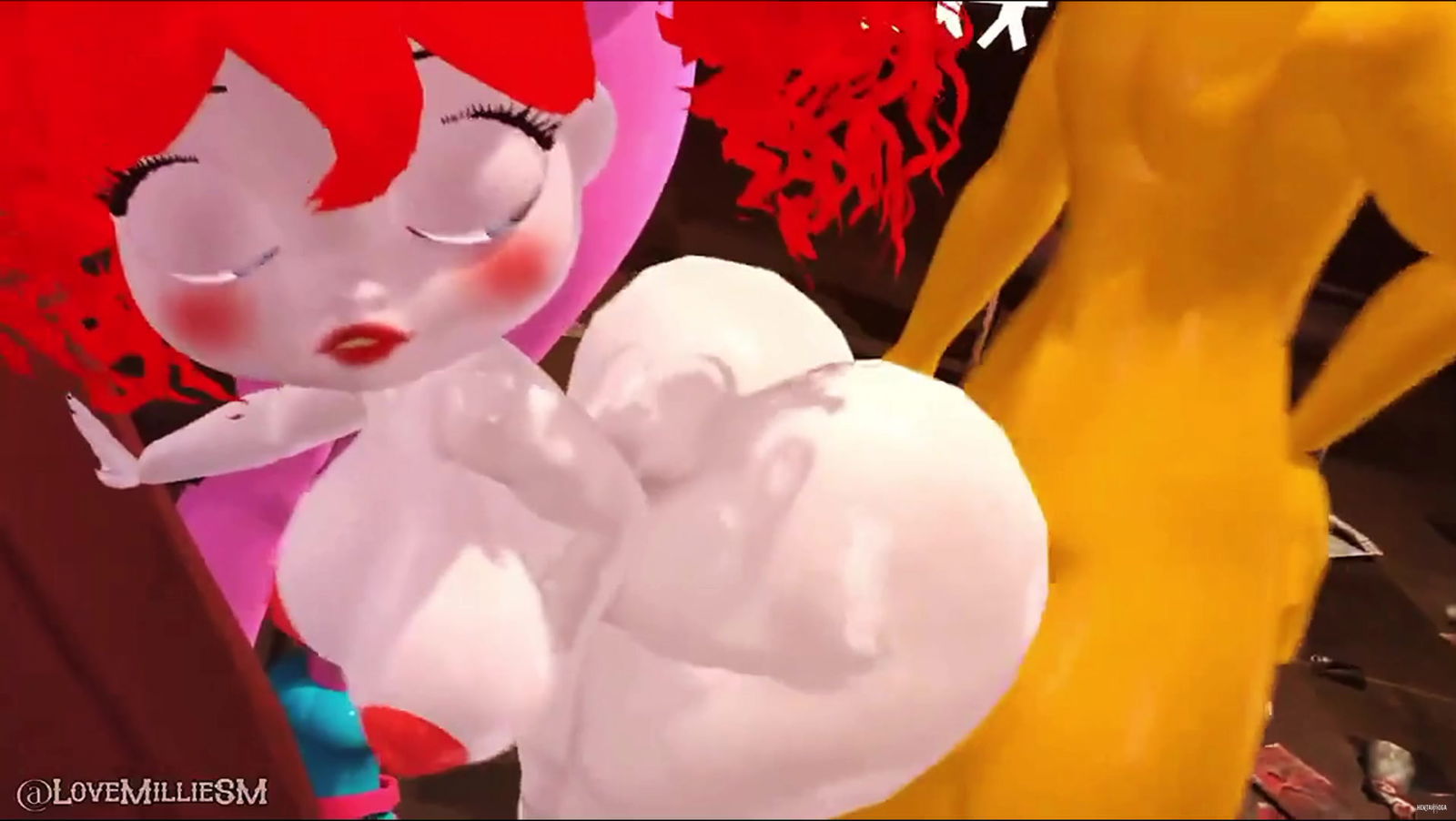 Protagonista x Poppy Sexo Tiempo de juego (Sonido) - hentai porno - Video Hentai