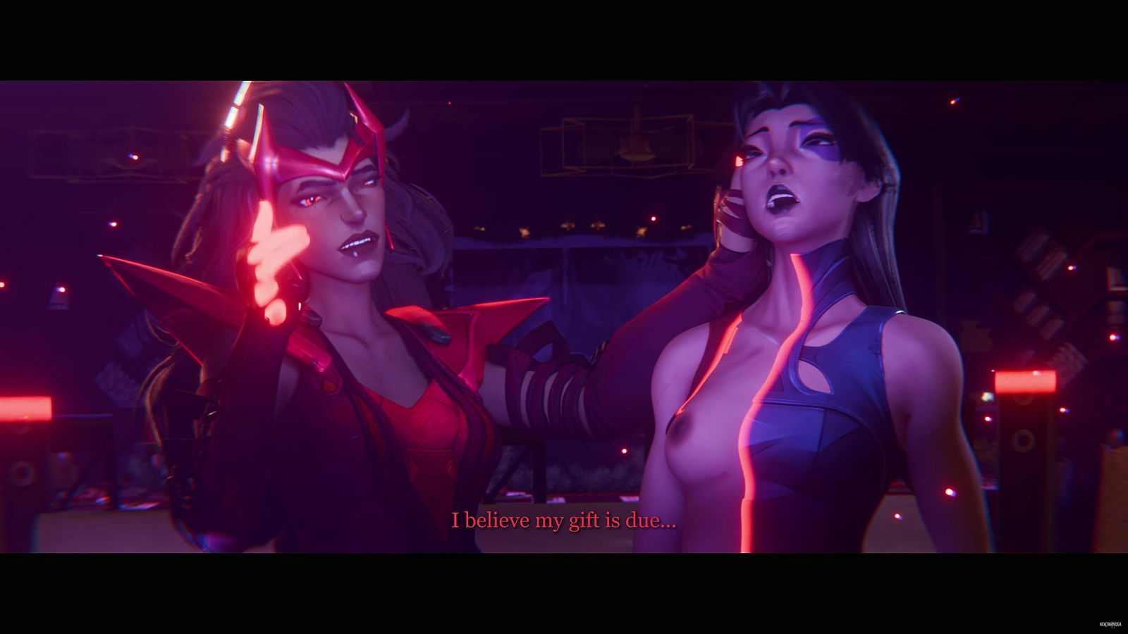 Psylocke x Scarlet Witch Christmas - hentai porn - Hentai Video