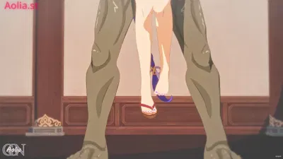 Raiden Shogun X Hilichurl - hentai porn - Hentai Video