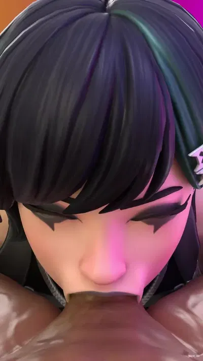Рэйн демонстрирует свои навыки глубокого минета - hentai porn - Hentai Video