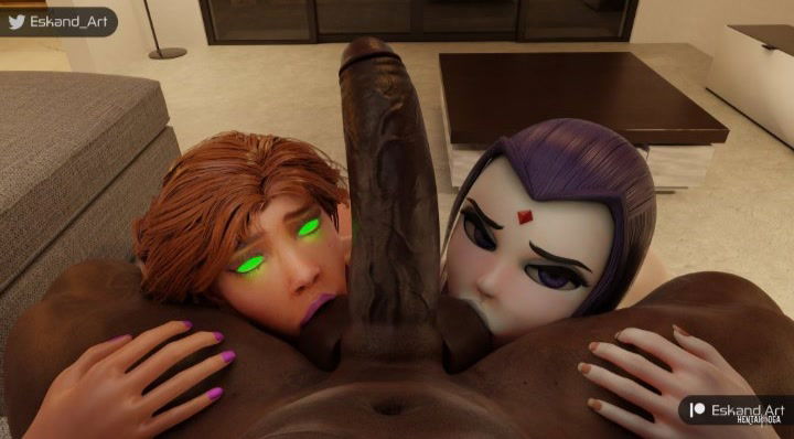 Raven BIG BLACK COCK BBC pmv - hentai porn - Hentai Video