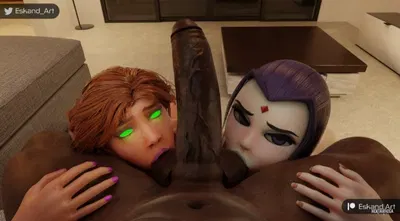 Raven BIG BLACK COCK BBC pmv - hentai porn - Hentai Video