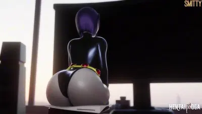 Raven perdeu uma partida para o Beastboy - porn hentai - Vídeo Hentai