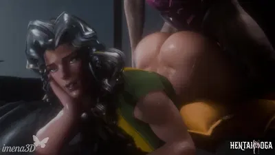 Rogue getting plowed by Gambit - hentai porn - Hentai Video