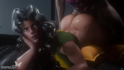 Сочная попка Роуг отбита Гамбитом - hentai porn - Hentai Video