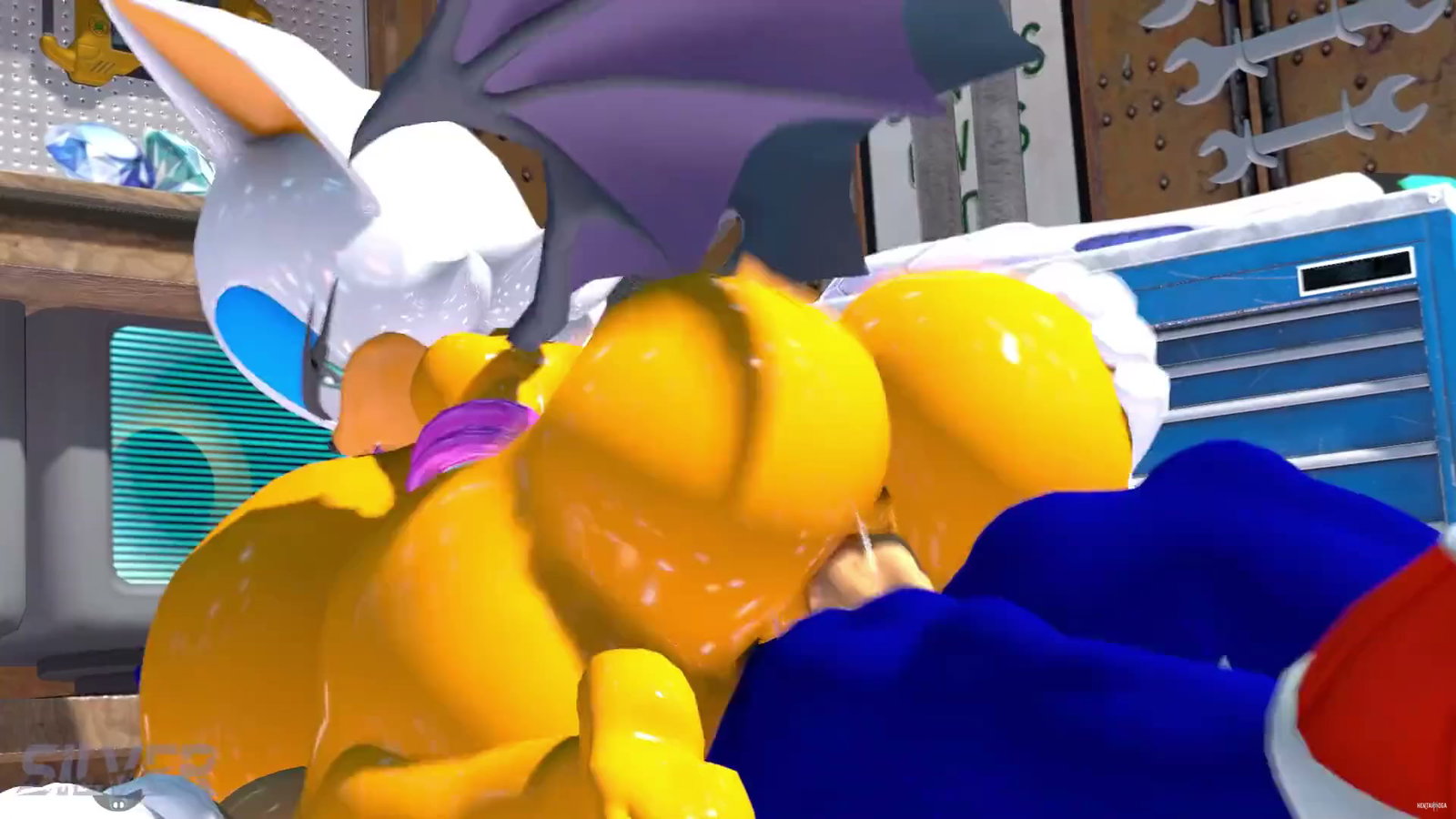 rouge-riding-sonic (sound edit)_Silvertilver - hentai porn - Hentai Video