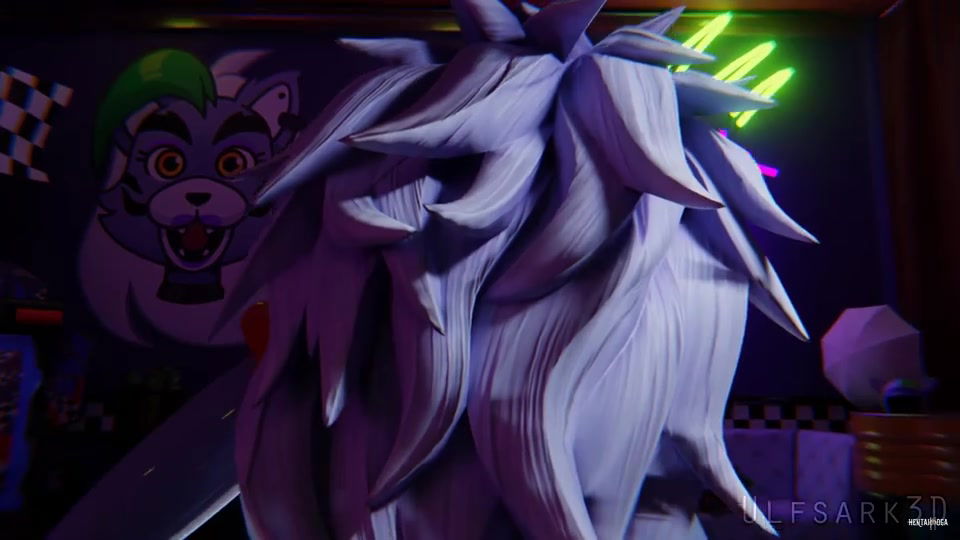 Roxanne Wolf (Ulfsark3D) - hentai porno - Video Hentai