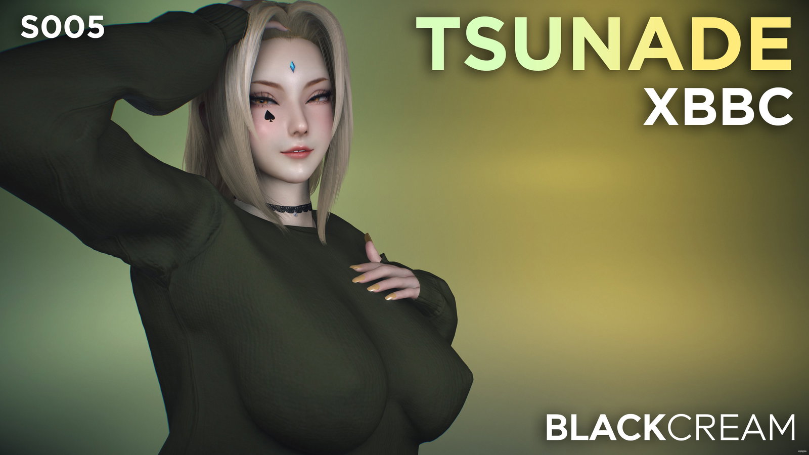 (S005) Tsunade X BBC (BlackCream) - porn hentai - Vídeo Hentai