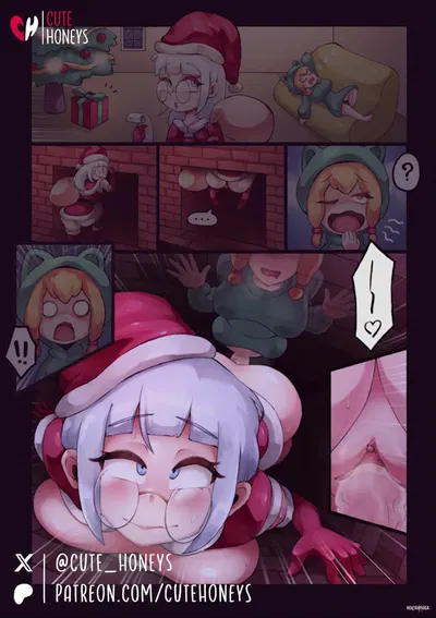 Санта в дымоходе - hentai porn - Hentai Video