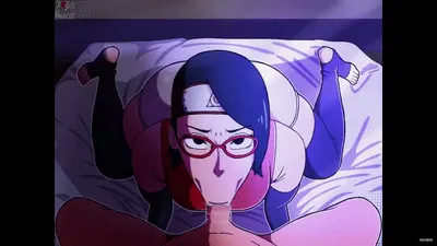Sarada blowjob - hentai porn - Hentai Video