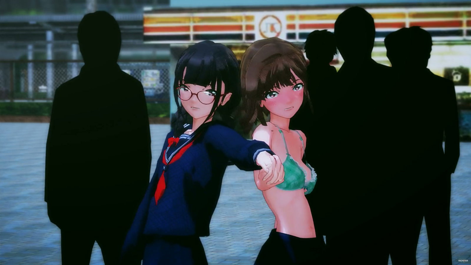 Schoolgirls strip dance park (MMD) - hentai porn - Hentai Video