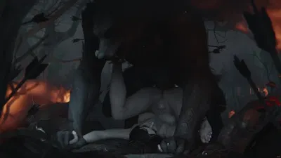 Serana & Werewolf (Zmsfm)(4K60FPS) - porn hentai - Vídeo Hentai