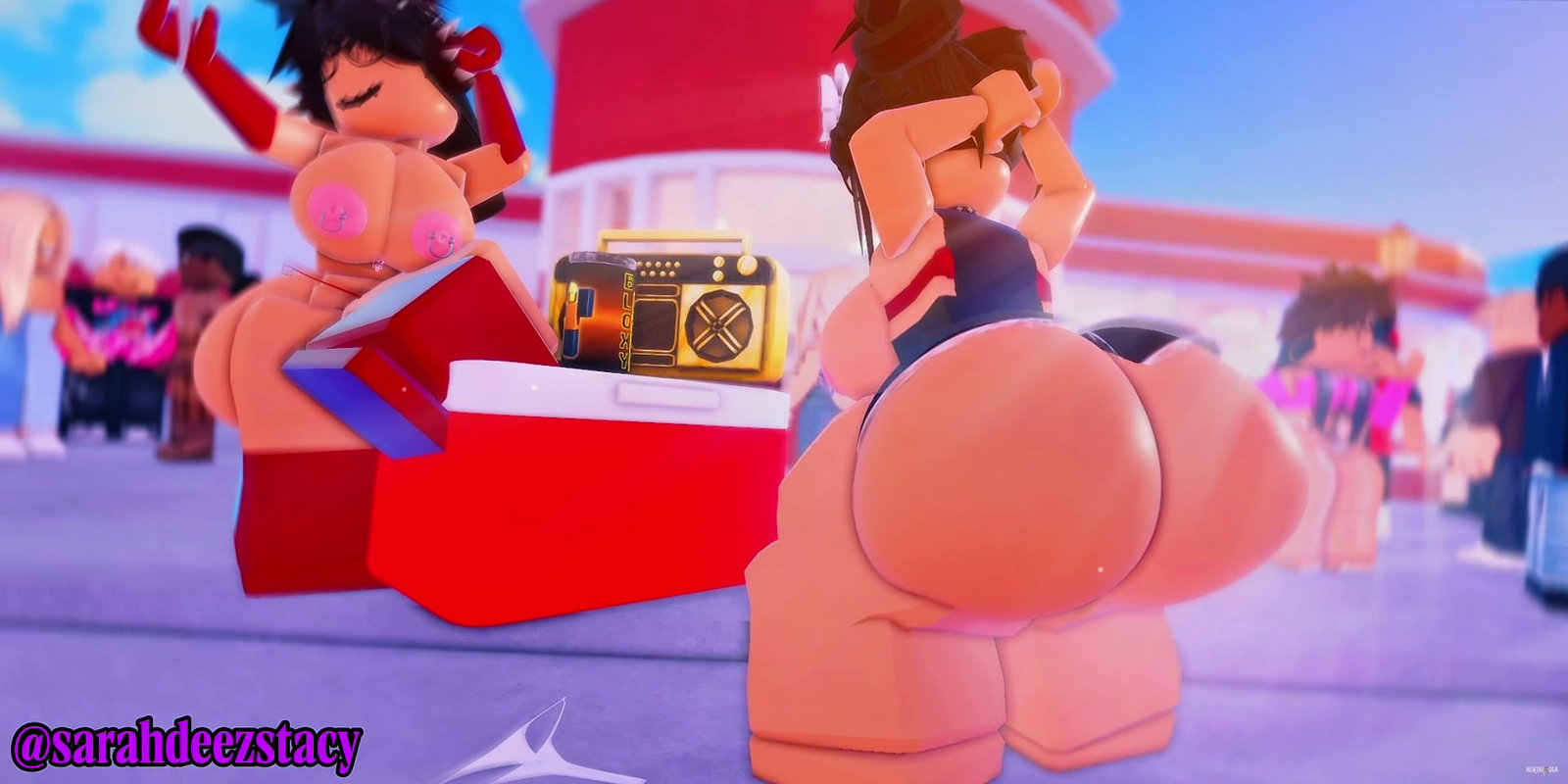 Shaking Ro-Booty at RHS - hentai porn - Hentai Video