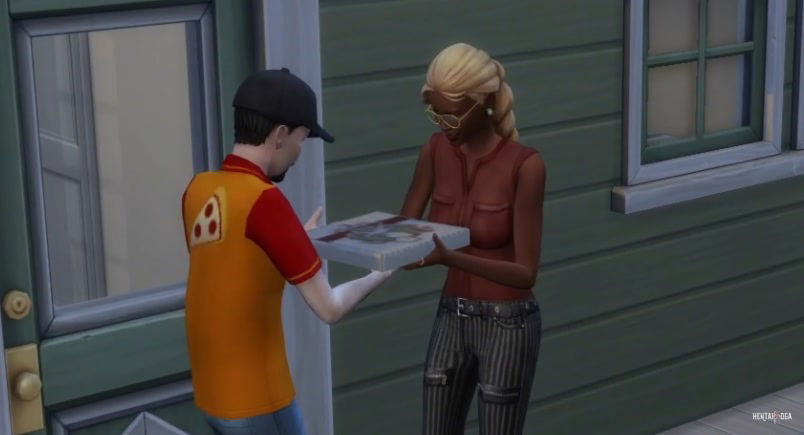 (Sims4) RCG - Paying for the pizza - hentai porn - Hentai Video