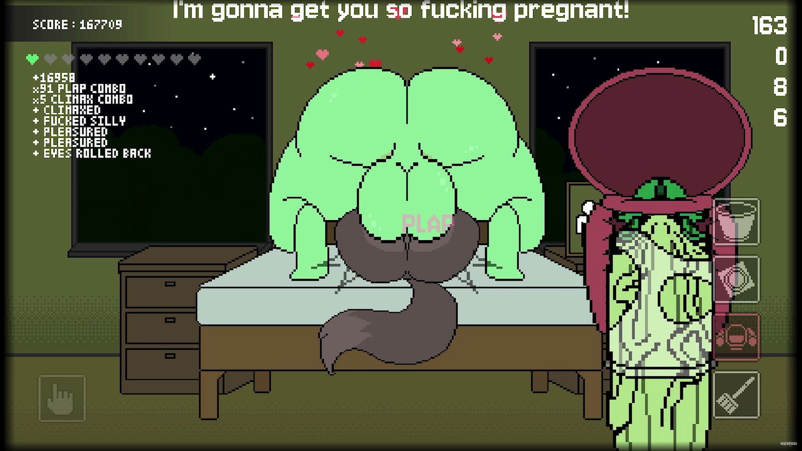 Slime Futa deja embarazada a tu esposa peluda || (Dormitorio de la esposa) versión_1 modificada