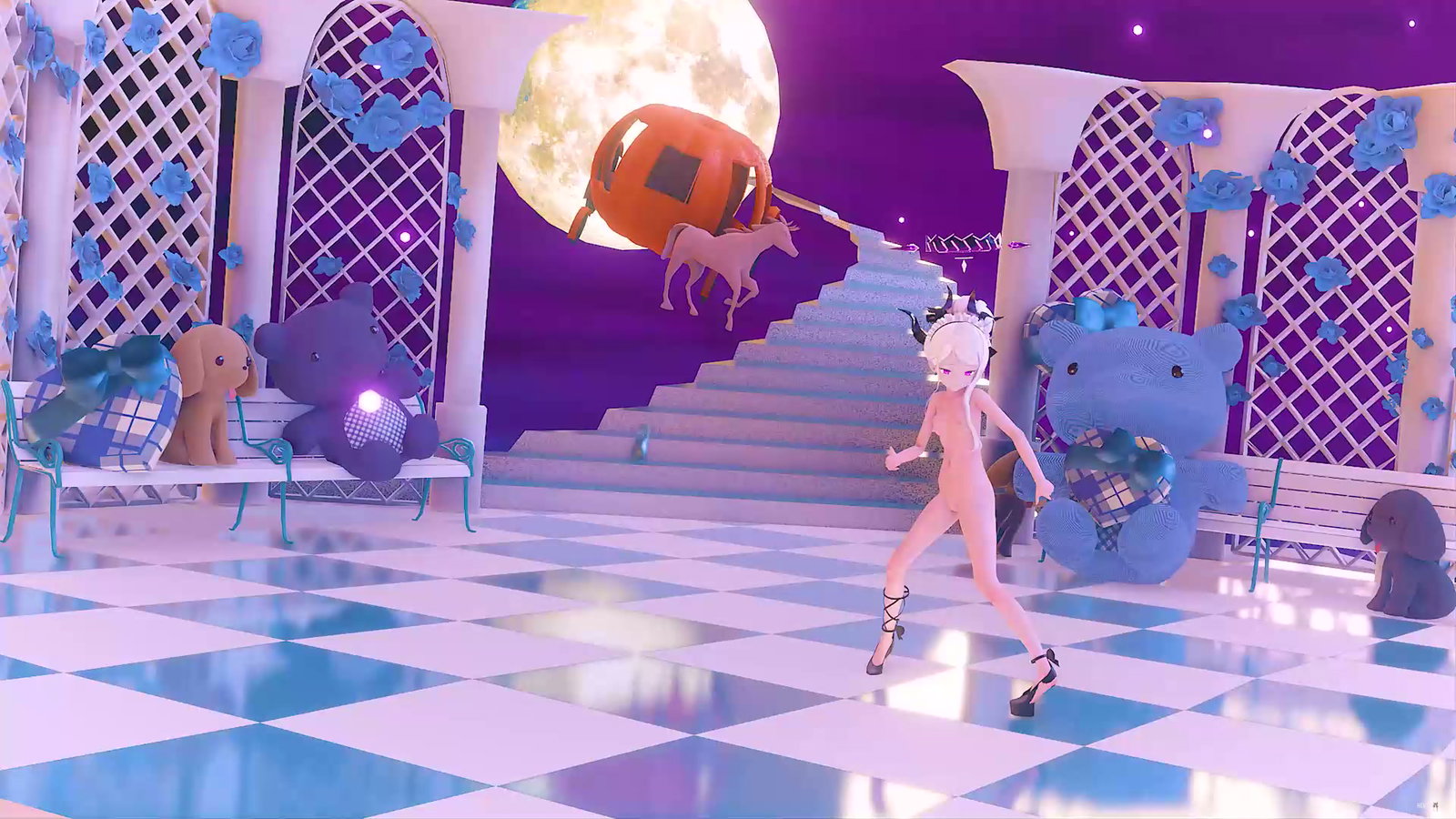 Sorasaki Hina ❤ ヒアソビ Hiasobi │ 【Blue Archive MMD】 - hentai porn - Hentai Video