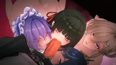 (Sound) Wuthering Waves | Cantarella | Iuno | Lynae | Chisa - hentai porn - Hentai Video