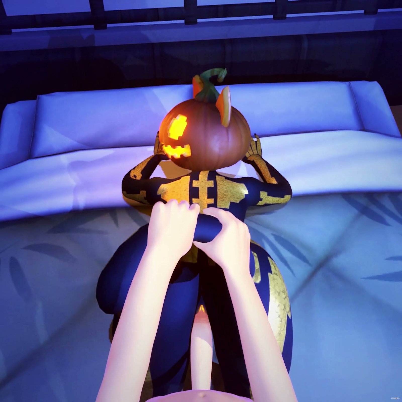 Spice taking a BWC on bed - hentai porn - Hentai Video