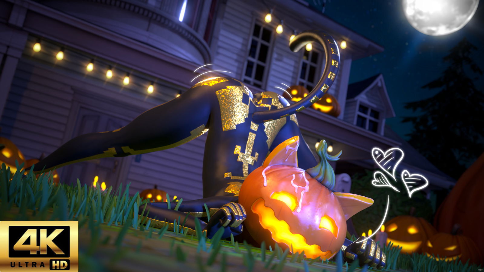 Spice's Spicy Spooky Sex (Sulbas3D) (4K60FPS) - hentai porno - Video Hentai